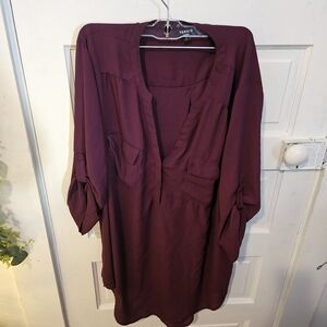 Torrid Women's Burgundy Top